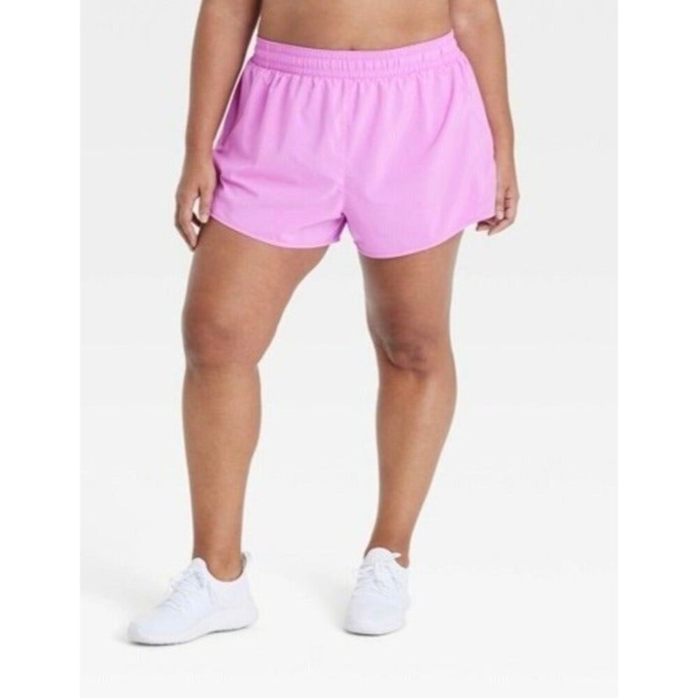 Women's All in Motion Mid-Rise Run Shorts Light Purple